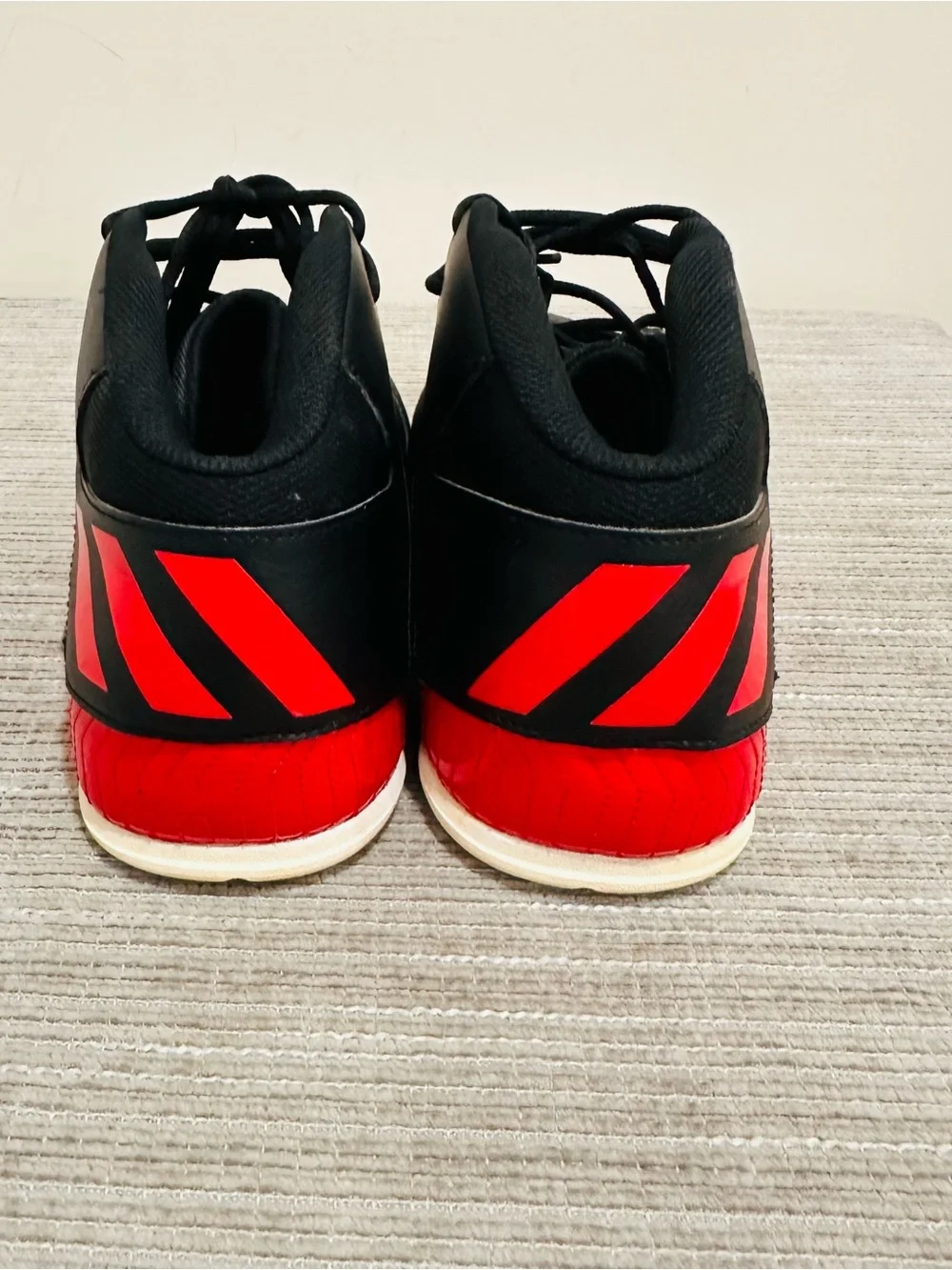 Adidas Next Level Speed V Men's Basketball Shoes Black Red Mid Top Sz 10,5